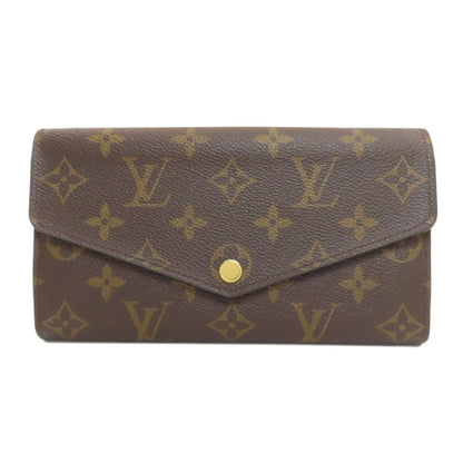 LOUIS VUITTON M60531 Portefeiulle Â· Sarah Long wallet (with coin pocket) Monogram canvas Ladies [Used]