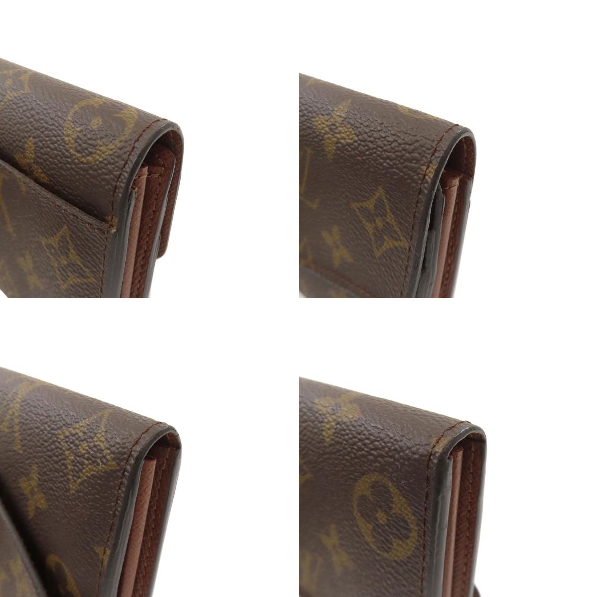 LOUIS VUITTON M60531 Portefeiulle Â· Sarah Long wallet (with coin pocket) Monogram canvas Ladies [Used]