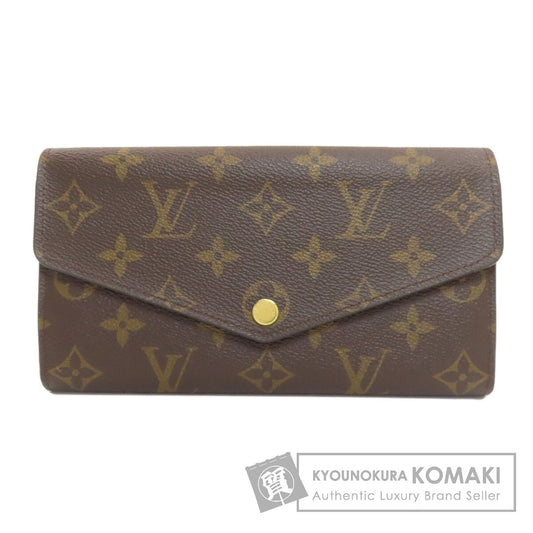LOUIS VUITTON M60531 Portefeiulle Â· Sarah Long wallet (with coin pocket) Monogram canvas Ladies [Used]