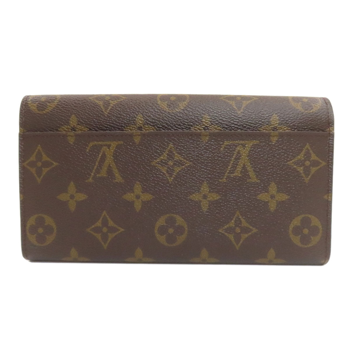 LOUIS VUITTON M60531 Portefeiulle Â· Sarah Long wallet (with coin pocket) Monogram canvas Ladies [Used]