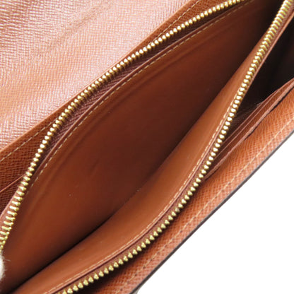 LOUIS VUITTON M60531 Portefeiulle Â· Sarah Long wallet (with coin pocket) Monogram canvas Ladies [Used]