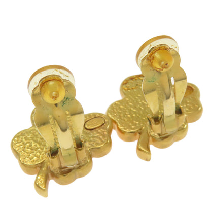 CHANEL Earring set clover motif Ring Metal Ladies [Used]