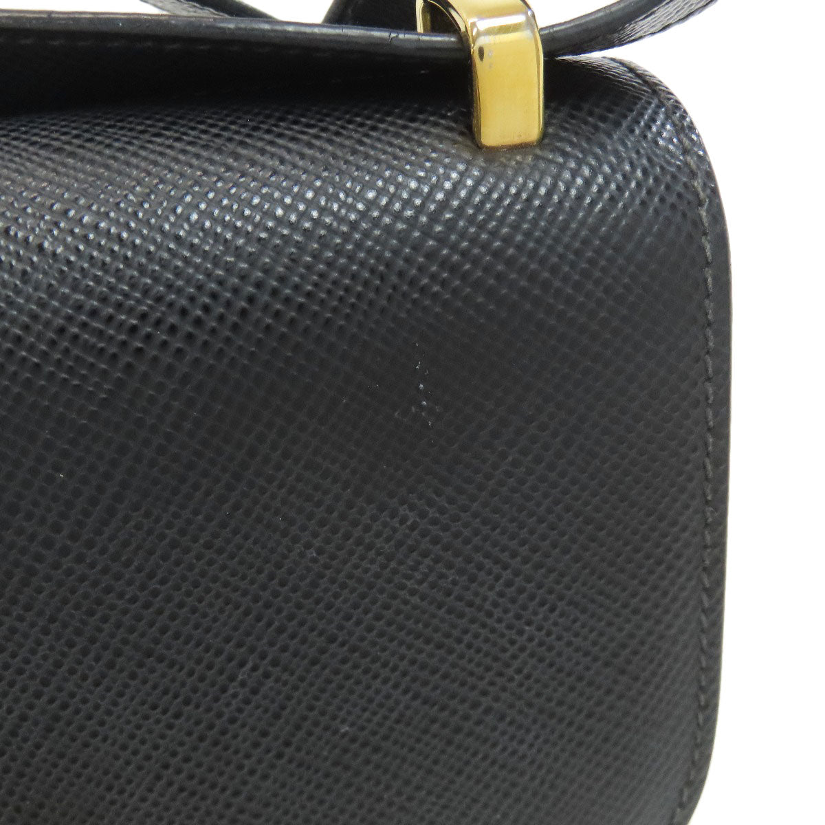 PRADA Logo Hardware Shoulder Bag Safiano Ladies [Used]