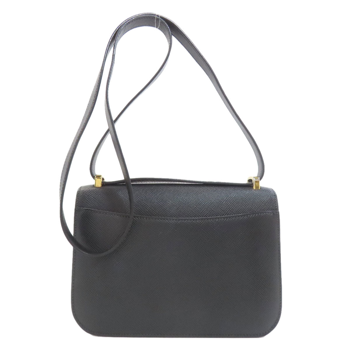 PRADA Logo Hardware Shoulder Bag Safiano Ladies [Used]