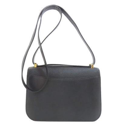 PRADA Logo Hardware Shoulder Bag Safiano Ladies [Used]