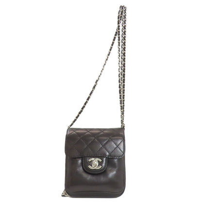 CHANEL ChainShoulder Matelasse SilverHardware Shoulder Bag Lambskin Ladies [Used]