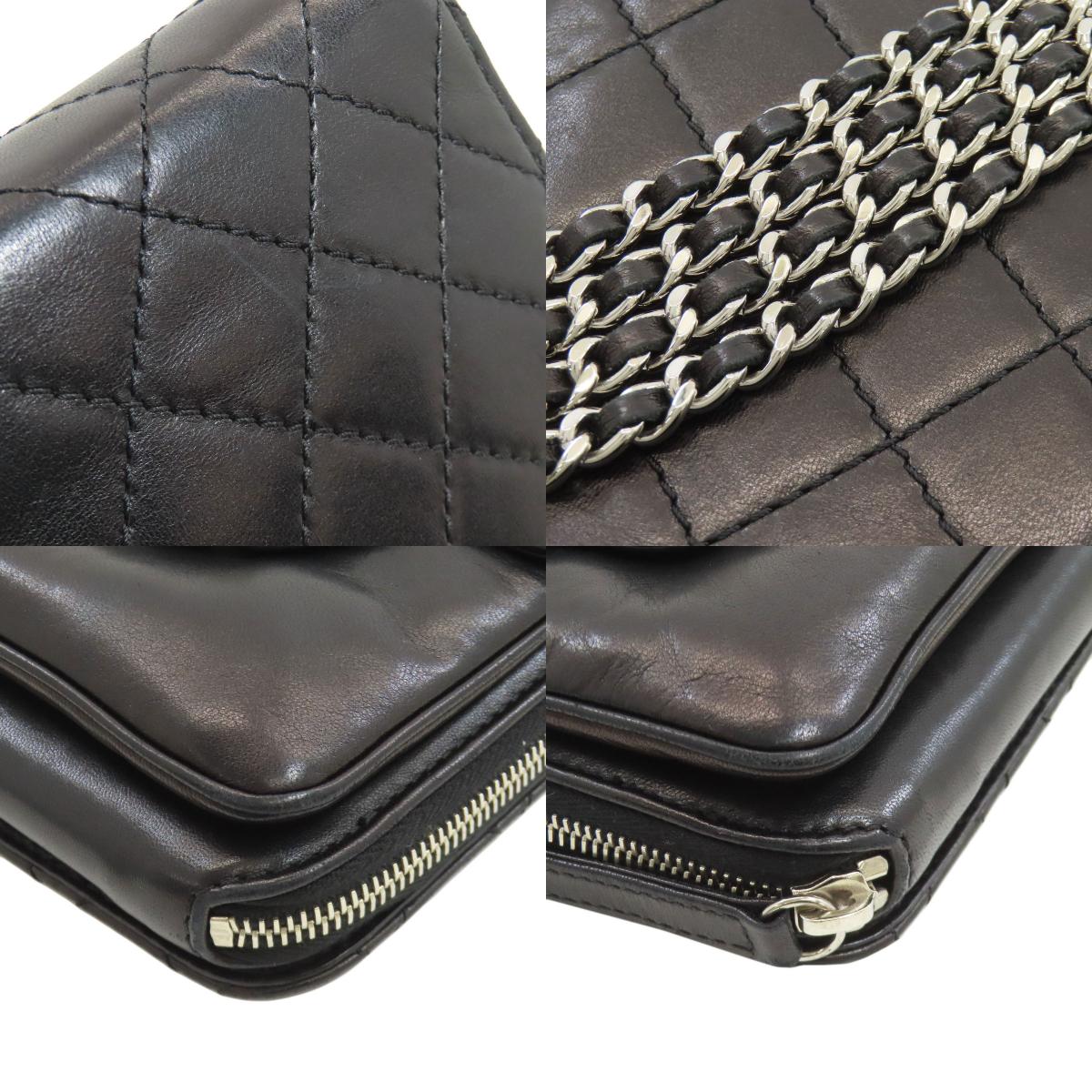CHANEL ChainShoulder Matelasse SilverHardware Shoulder Bag Lambskin Ladies [Used]