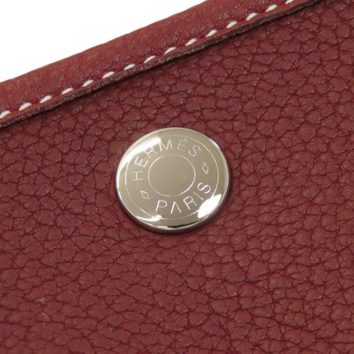 HERMES Garden Party PM Silver Hardware Tote Bag Negonda Ladies [Used]