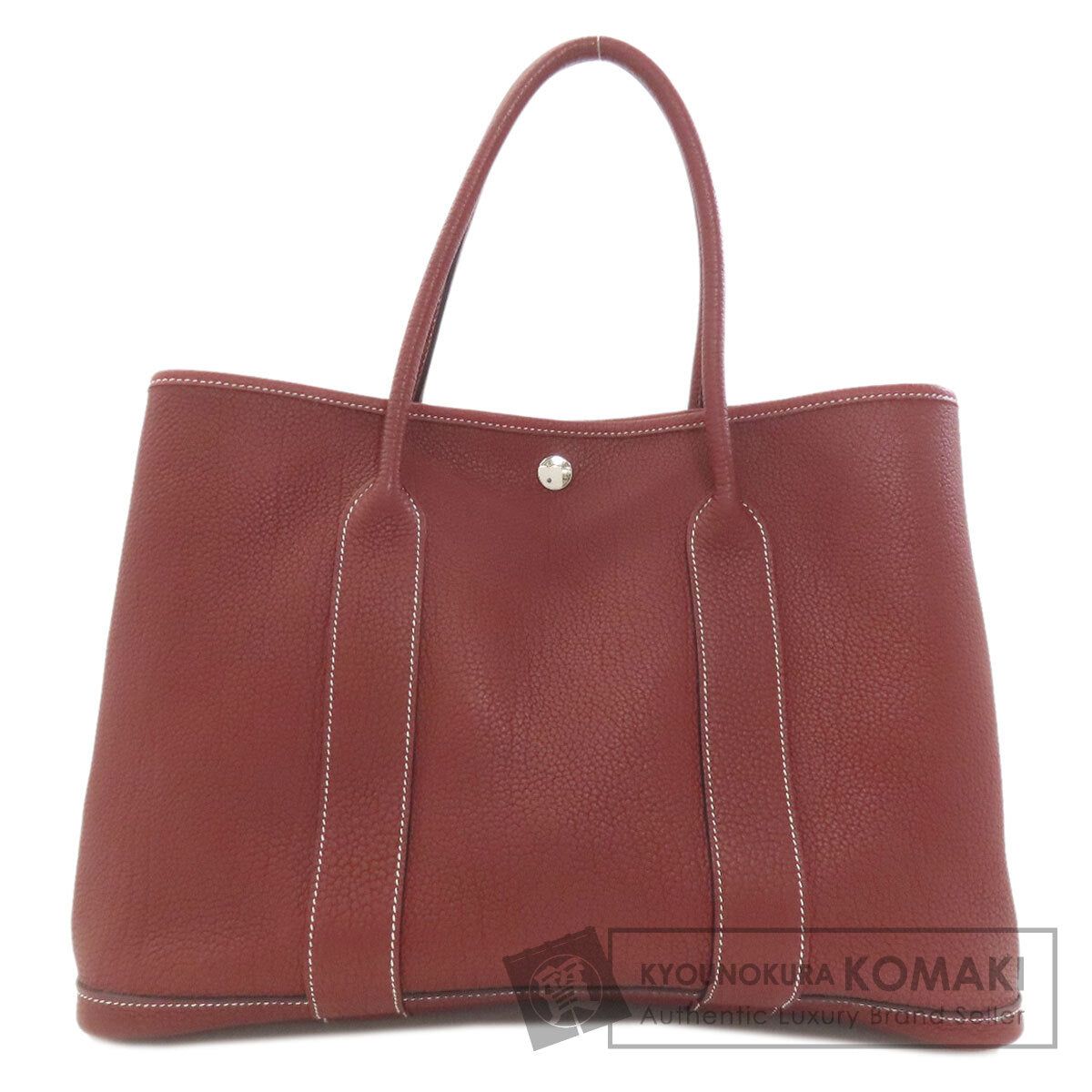 HERMES Garden Party PM Silver Hardware Tote Bag Negonda Ladies [Used]