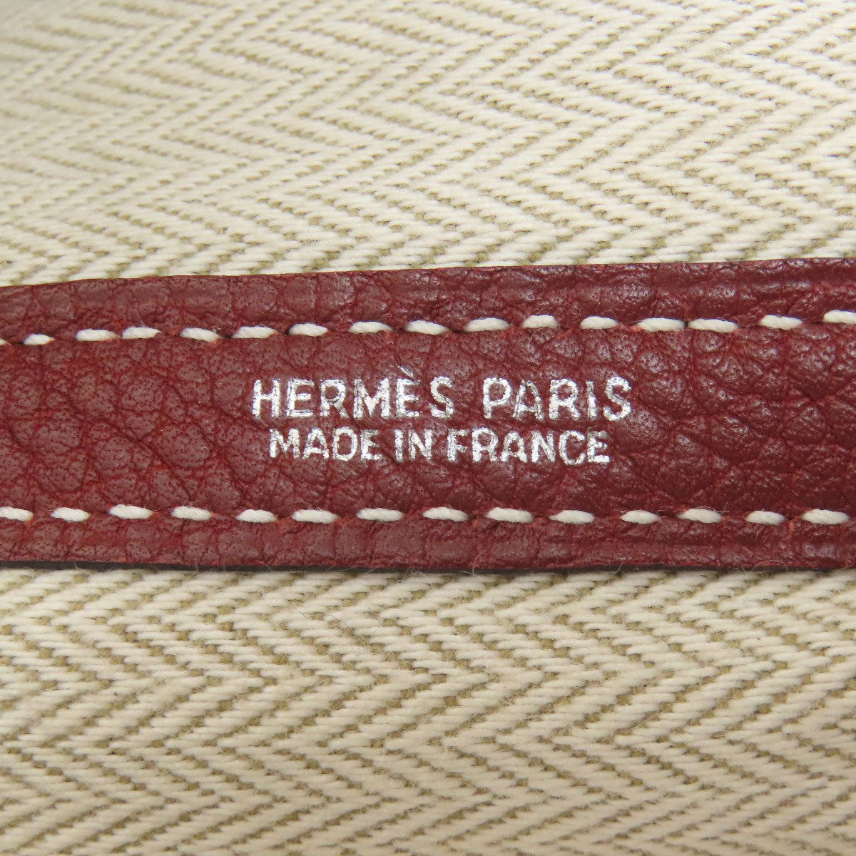 HERMES Garden Party PM Silver Hardware Tote Bag Negonda Ladies [Used]