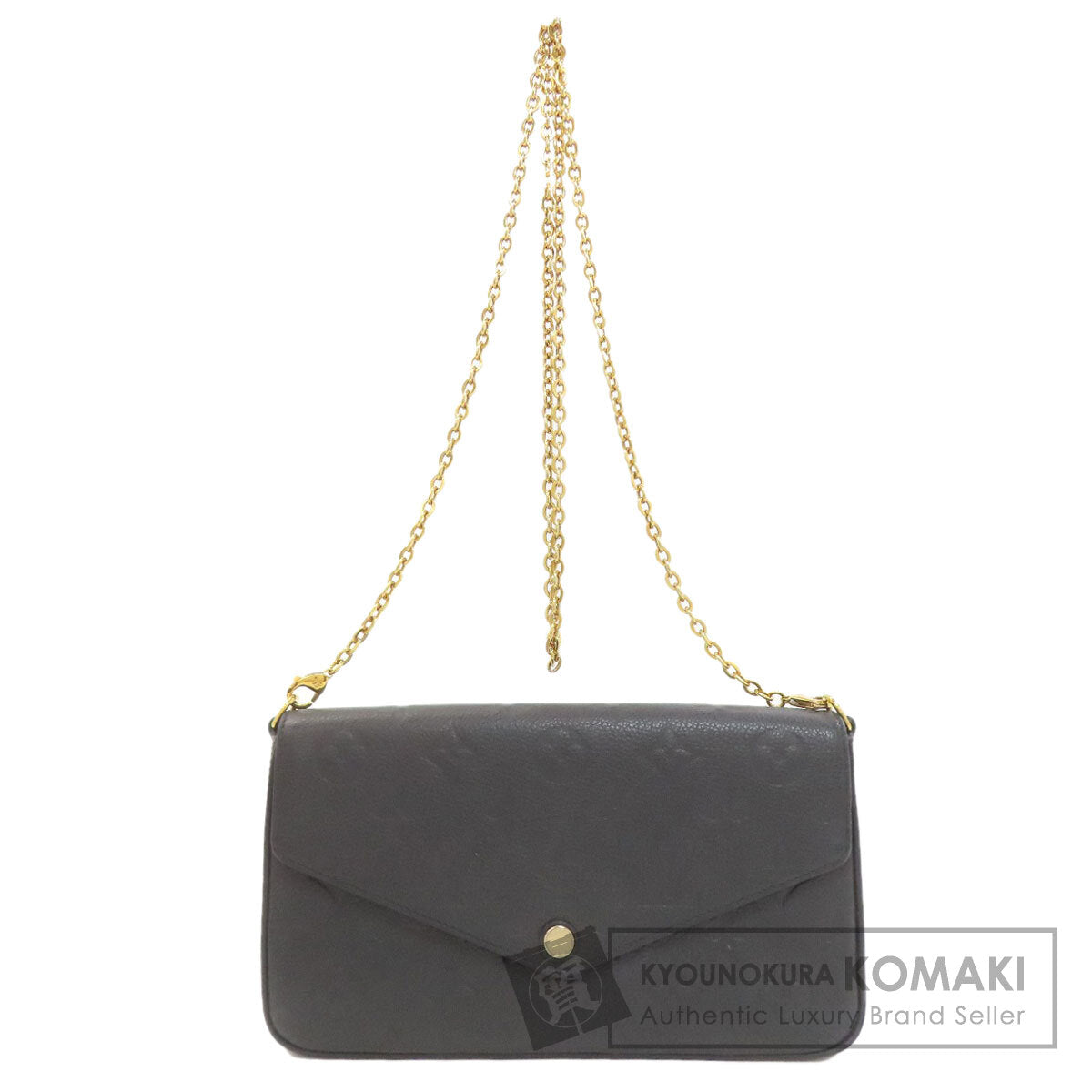 LOUIS VUITTON M64064 Pochette Felicie Shoulder Wallet Long wallet (with coin pocket) Empreinte Ladies [Used]