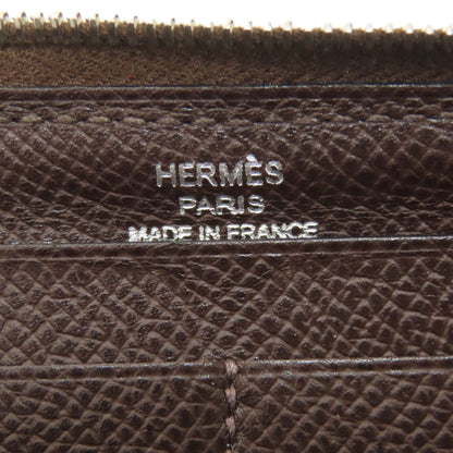 HERMES Azap Classic Long SilverHardware Long wallet (with coin pocket) Epsom Ladies [Used]