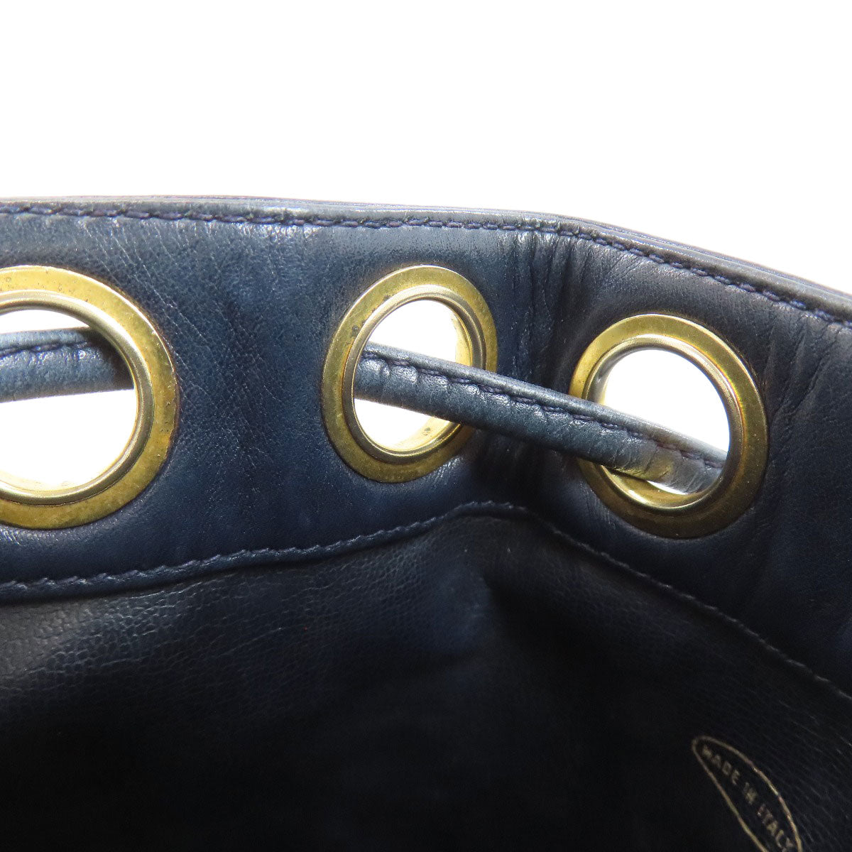 CHANEL Bicolore GoldHardware Shoulder Bag Lambskin Ladies [Used]