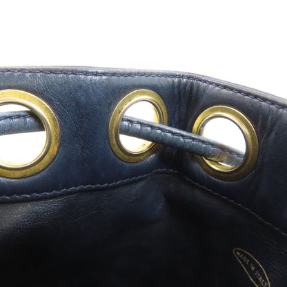 CHANEL Bicolore GoldHardware Shoulder Bag Lambskin Ladies [Used]