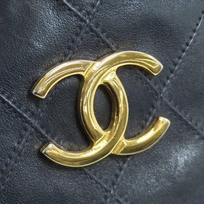 CHANEL Bicolore GoldHardware Shoulder Bag Lambskin Ladies [Used]