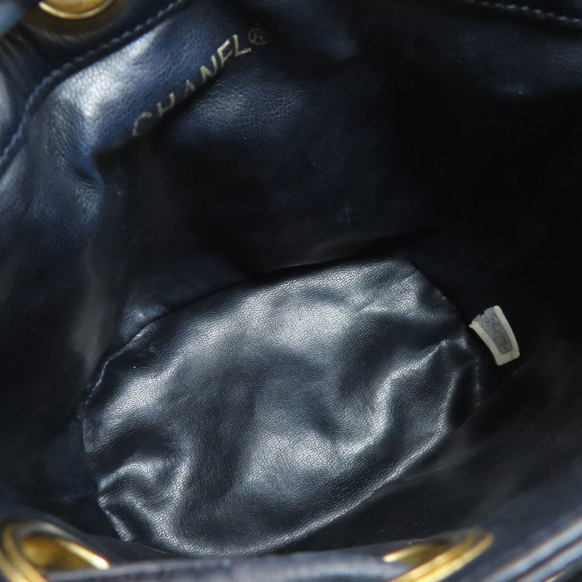 CHANEL Bicolore GoldHardware Shoulder Bag Lambskin Ladies [Used]