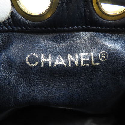CHANEL Bicolore GoldHardware Shoulder Bag Lambskin Ladies [Used]
