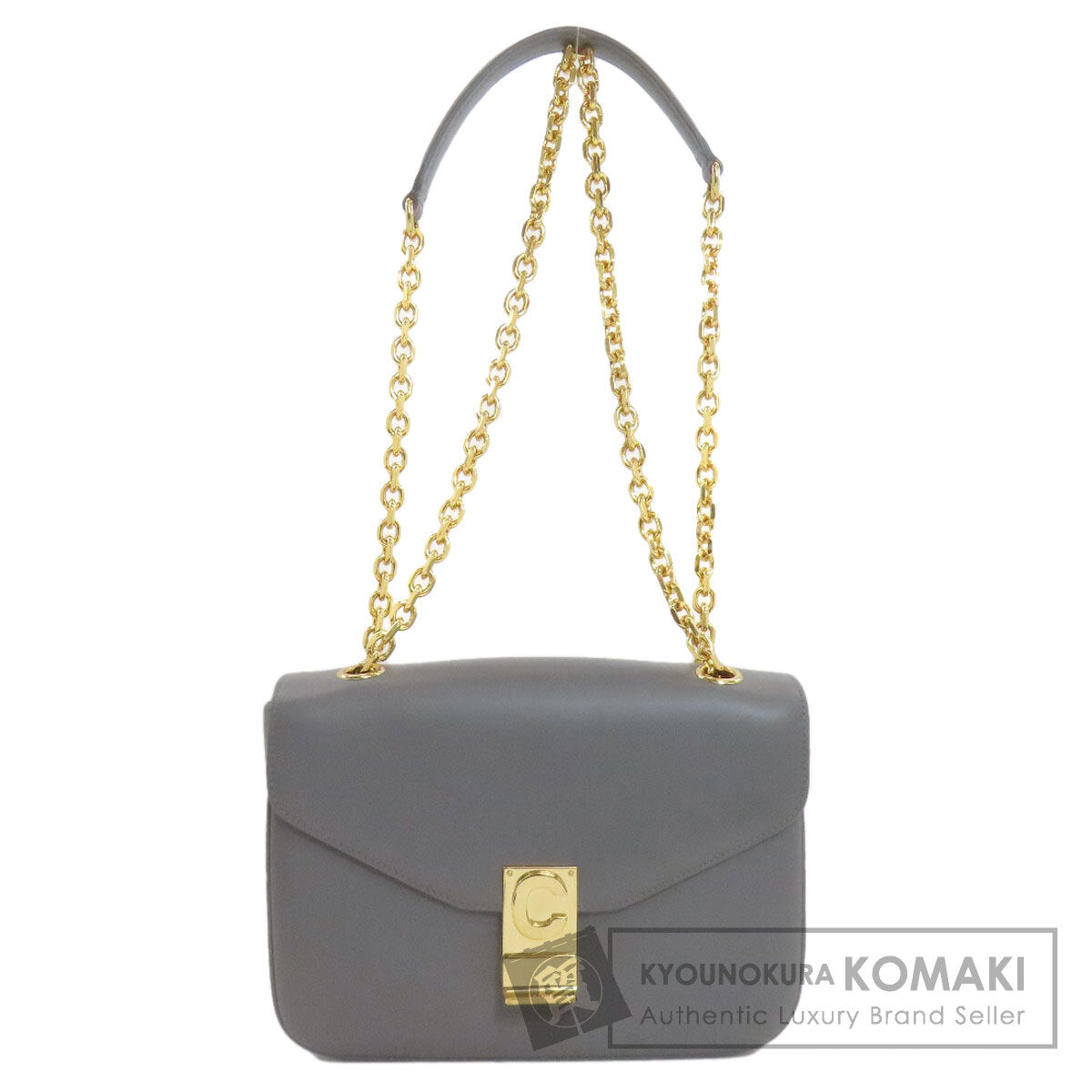 CELINE Medium C Sa Shoulder Bag Calf Ladies [Used]