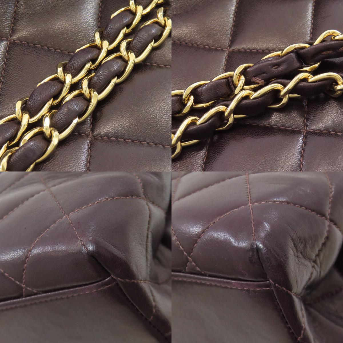 CHANEL Matelasse Chain Tote, Gold Hardware Shoulder Bag Lambskin Ladies [Used]