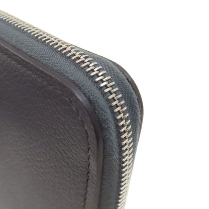 HERMES Azap Silkin Long SilverHardware Long wallet (with coin pocket) Epsom Ladies [Used]