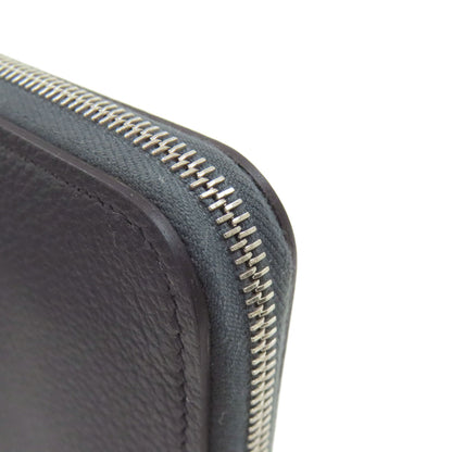 HERMES Azap Silkin Long SilverHardware Long wallet (with coin pocket) Epsom Ladies [Used]