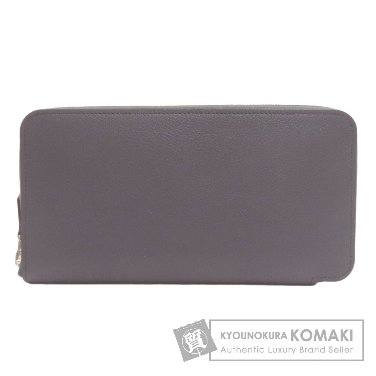 HERMES Azap Silkin Long SilverHardware Long wallet (with coin pocket) Epsom Ladies [Used]