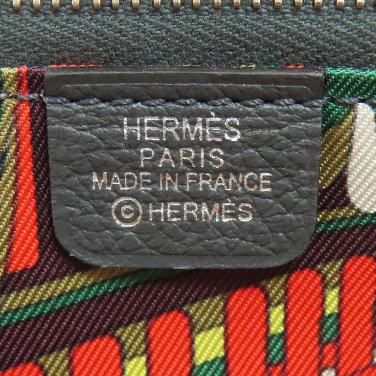 HERMES Azap Silkin Long SilverHardware Long wallet (with coin pocket) Epsom Ladies [Used]