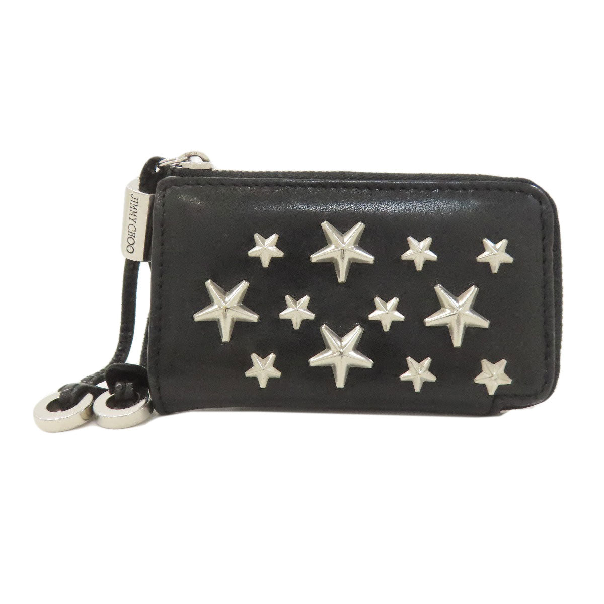 Jimmy Choo Star motif coin purse Leather Ladies [Used]