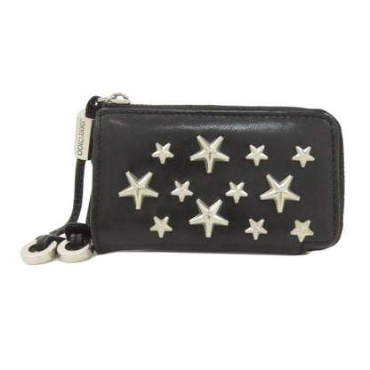 Jimmy Choo Star motif coin purse Leather Ladies [Used]