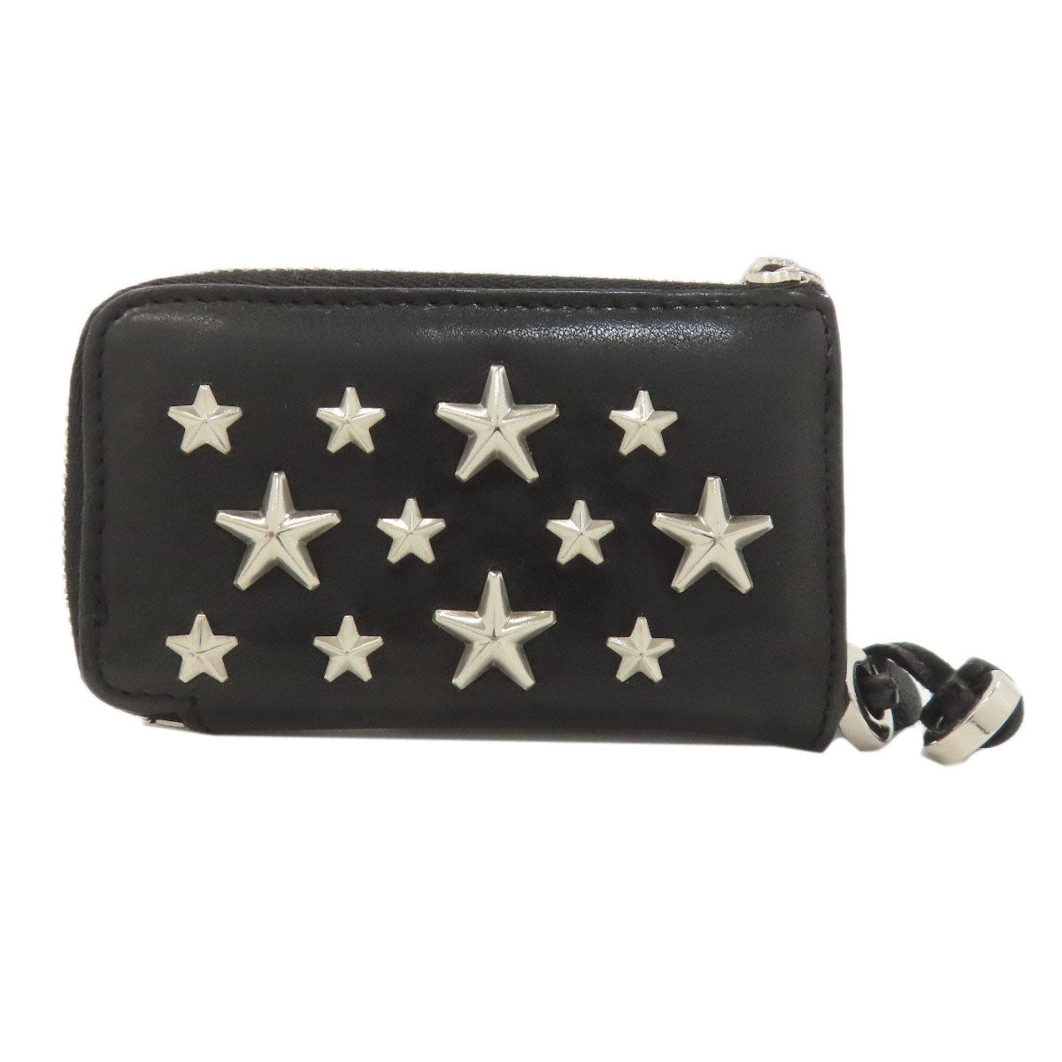 Jimmy Choo Star motif coin purse Leather Ladies [Used]