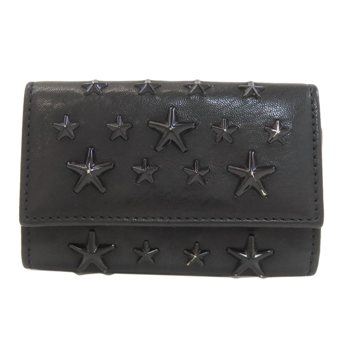 Jimmy Choo Star motif key holder Leather Ladies [Used]