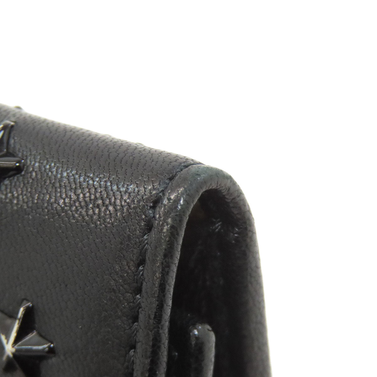 Jimmy Choo Star motif key holder Leather Ladies [Used]