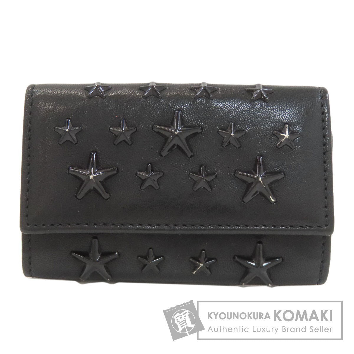 Jimmy Choo Star motif key holder Leather Ladies [Used]