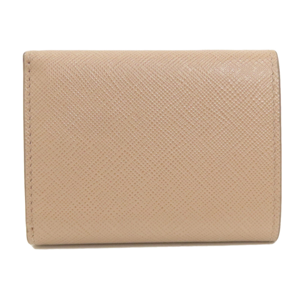 PRADA Compact wallet Bifold Wallet with Coin Pocket Safiano Ladies [Used]