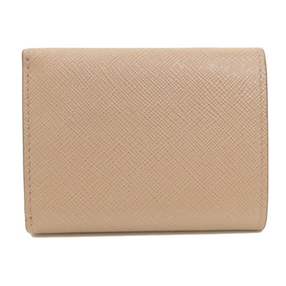 PRADA Compact wallet Bifold Wallet with Coin Pocket Safiano Ladies [Used]