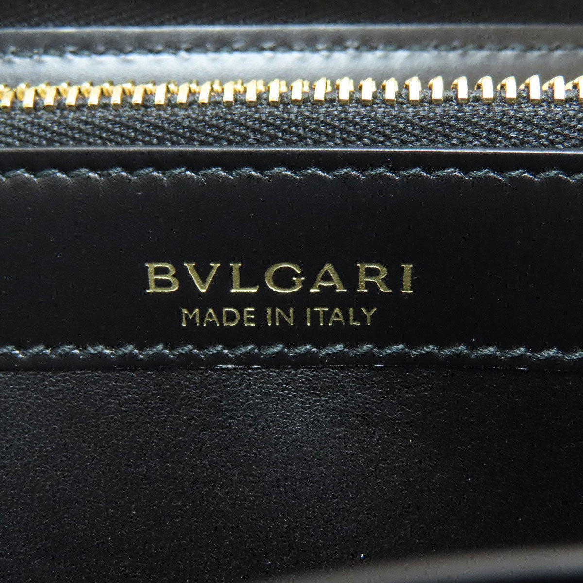 BVLGARI B-zero1 charm Long wallet (with coin pocket) Leather Ladies [Used]