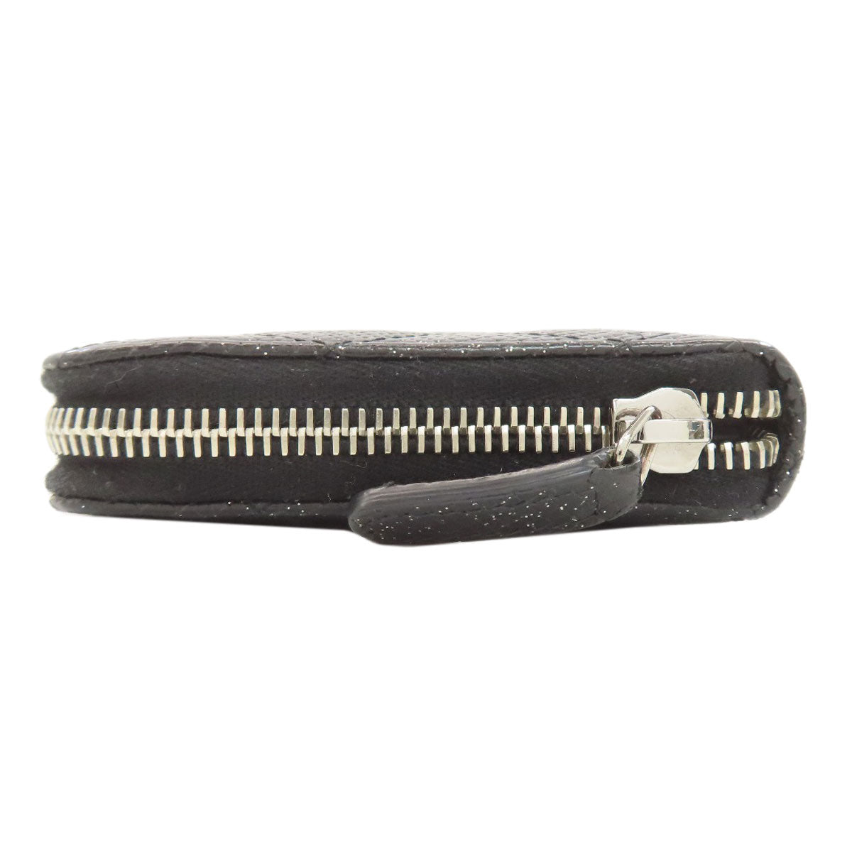 CHANEL Matelasse COCO Mark SilverHardware Long wallet (with coin pocket) Calf Ladies [Used]