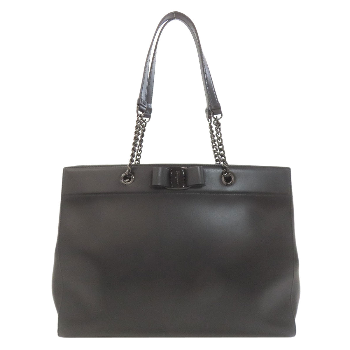 サルヴァトーレフェラガモ ヴァラリボン トートバッグ レザー レディース 【中古】【Salvatore Ferragamo】