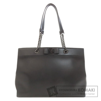 サルヴァトーレフェラガモ ヴァラリボン トートバッグ レザー レディース 【中古】【Salvatore Ferragamo】