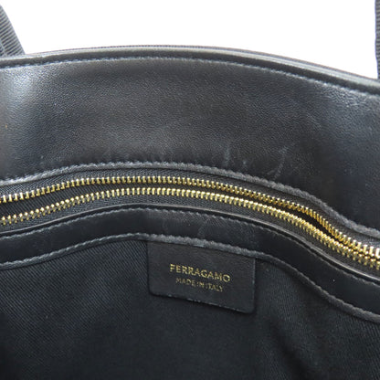 Salvatore Ferragamo 213986 BEACHWEAR GROS Tote Bag Canvas Ladies [Used]