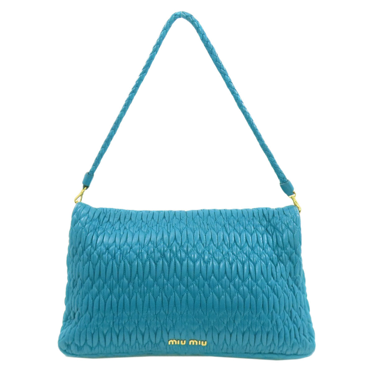 ミュウミュウ ワンショルダー マテラッセ ショルダーバッグ カーフ レディース 【中古】【MIUMIU】