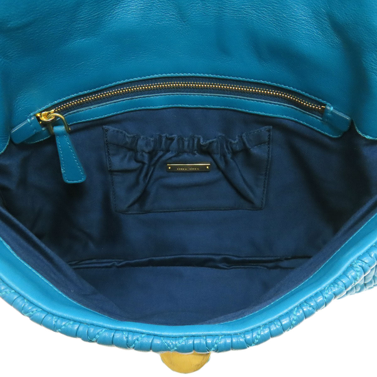 ミュウミュウ ワンショルダー マテラッセ ショルダーバッグ カーフ レディース 【中古】【MIUMIU】