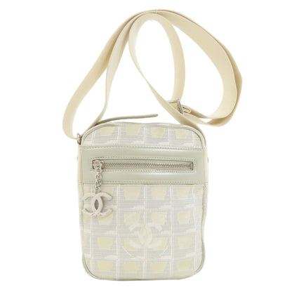 シャネル ニュートラベルライン ショルダーバッグ ナイロンジャガード レディース 【中古】【CHANEL】