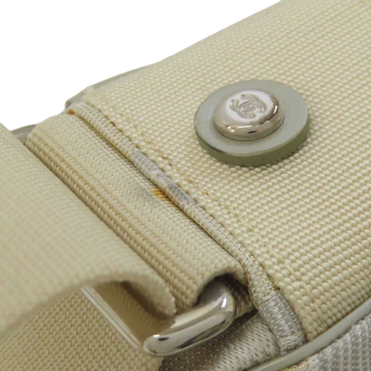 シャネル ニュートラベルライン ショルダーバッグ ナイロンジャガード レディース 【中古】【CHANEL】