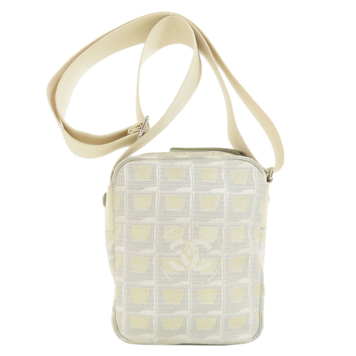 シャネル ニュートラベルライン ショルダーバッグ ナイロンジャガード レディース 【中古】【CHANEL】