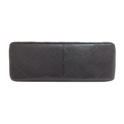 CHANEL Matelasse Double Face Silver Hardware Handbag Grained Calfskin Skin Ladies [Used]