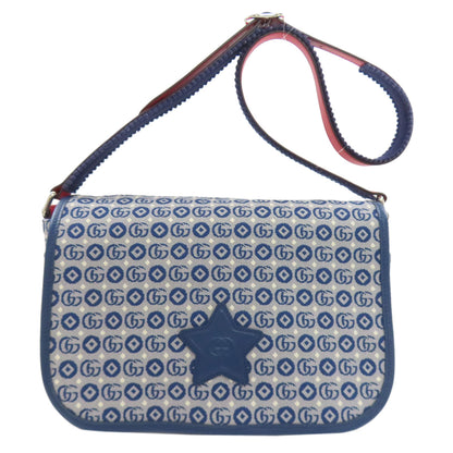 グッチ 664143 チルドレンズ スターモチーフ ショルダーバッグ キャンバス レディース 【中古】【GUCCI】