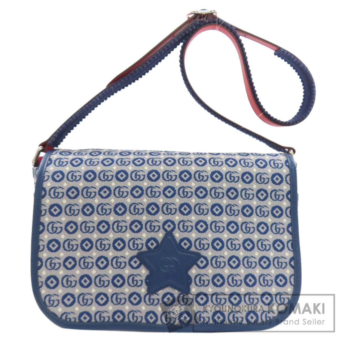 グッチ 664143 チルドレンズ スターモチーフ ショルダーバッグ キャンバス レディース 【中古】【GUCCI】