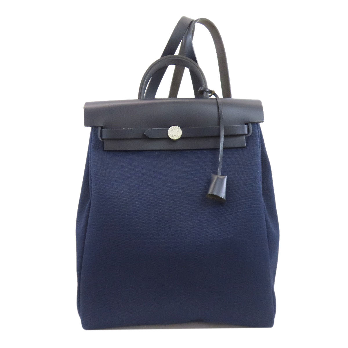 HERMES Airbag Zip Add MM SilverHardware Handbag Towar Officche Ladies [Used]