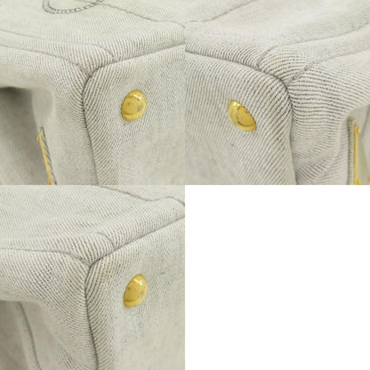 プラダ 1BG439 カナパミニ 2WAY ハンドバッグ デニム レディース 【中古】【PRADA】